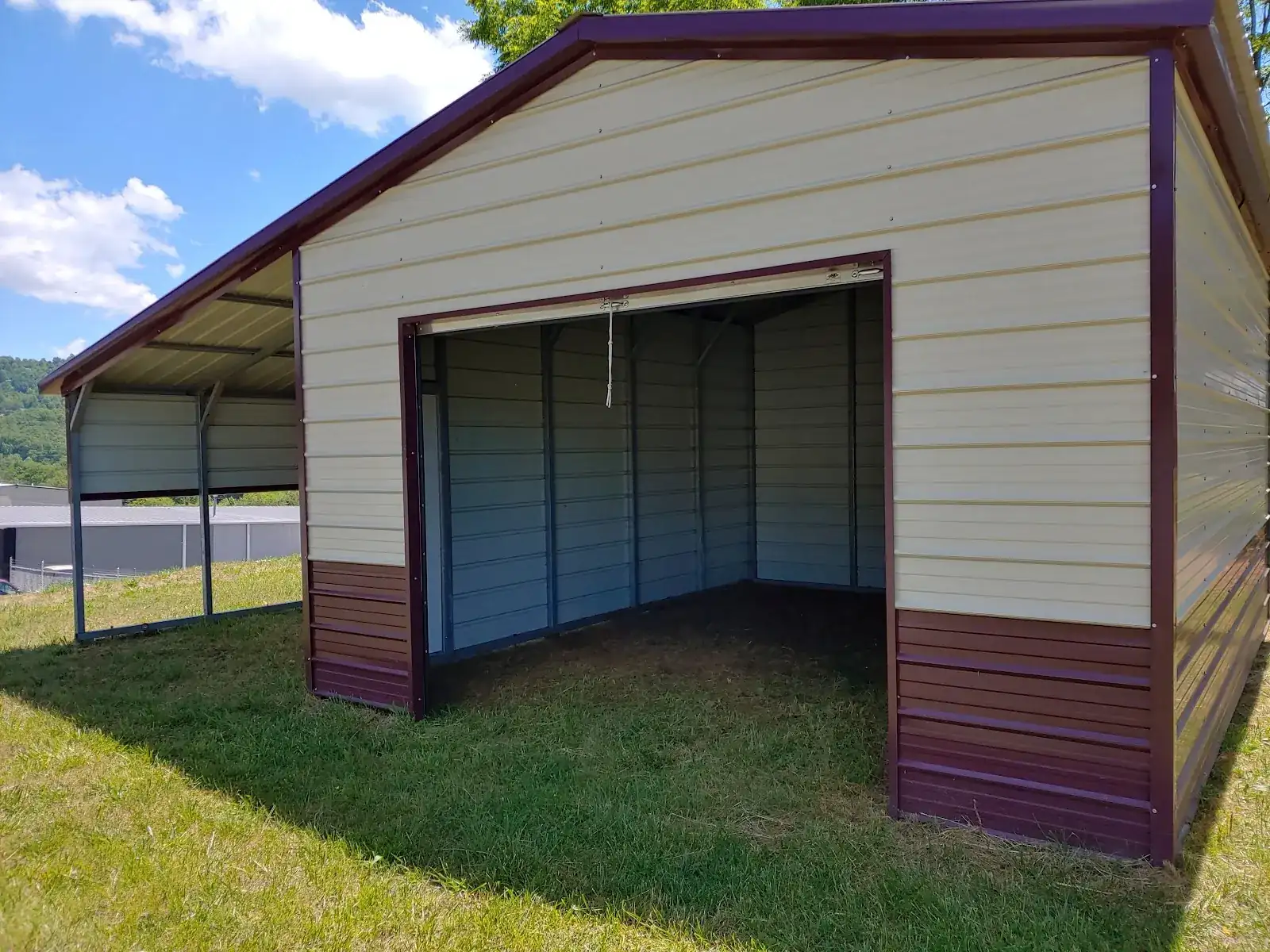 Rent-to-own metal building delivered and installed in Georgia